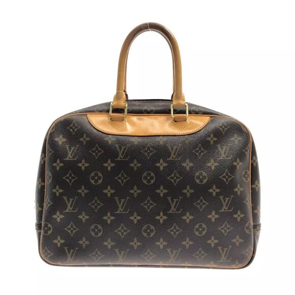 Auth LOUIS VUITTON Deauville M47270 Monogram VI1917 Handbag Monogram Canvas